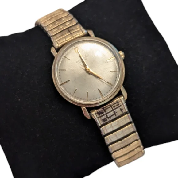 VTG 1969 Analog 10k Gold Filled Hamilton Masterpiece Men's Watch W